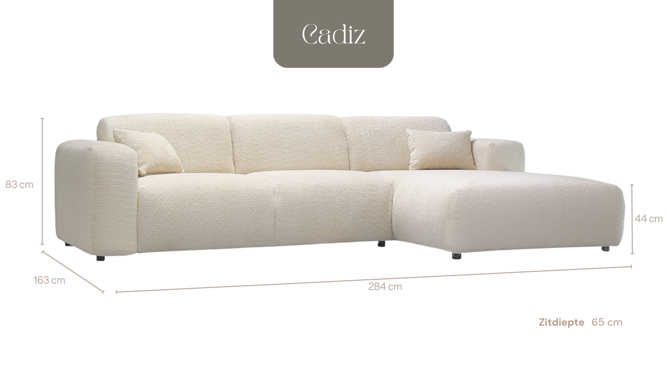 Hoekbank Cadiz